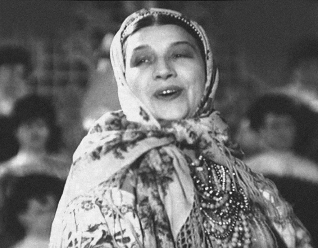 Detail of Lidia Ruslanova by Anonymous