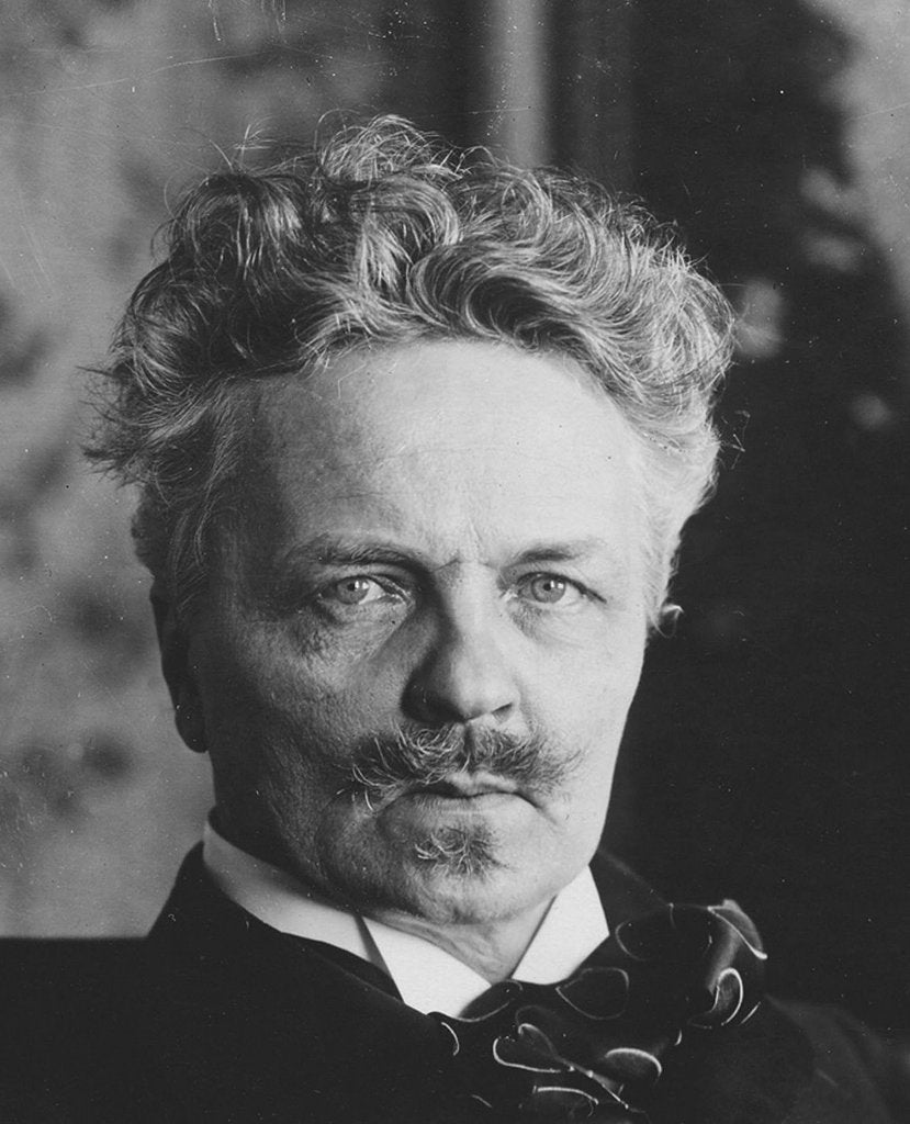 Detail of August Strindberg by Anonymous