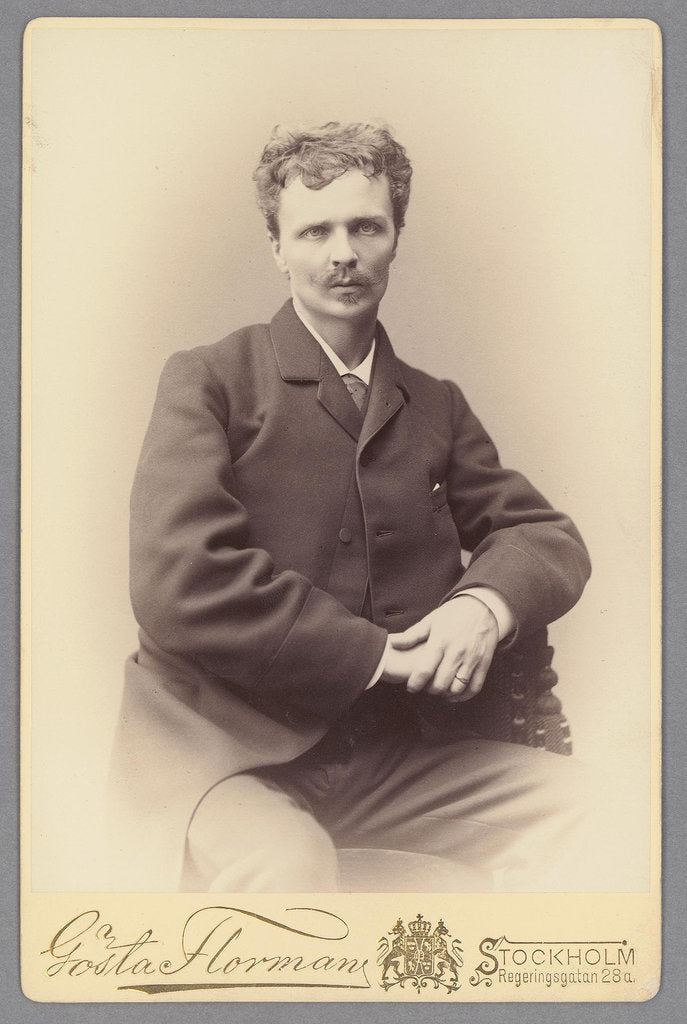 Detail of August Strindberg by Gösta Florman
