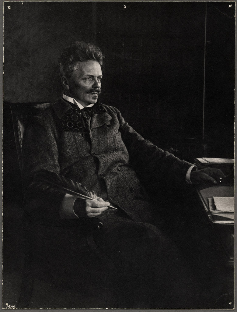 Detail of August Strindberg by Herman Anderson