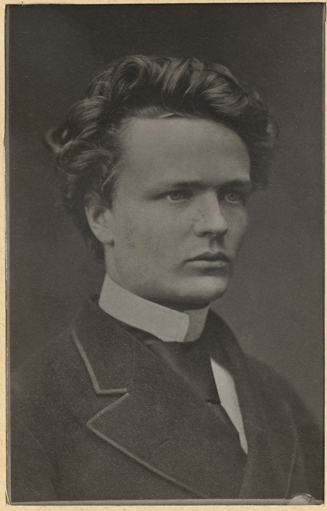 Detail of August Strindberg by August Josef Robert Roesler