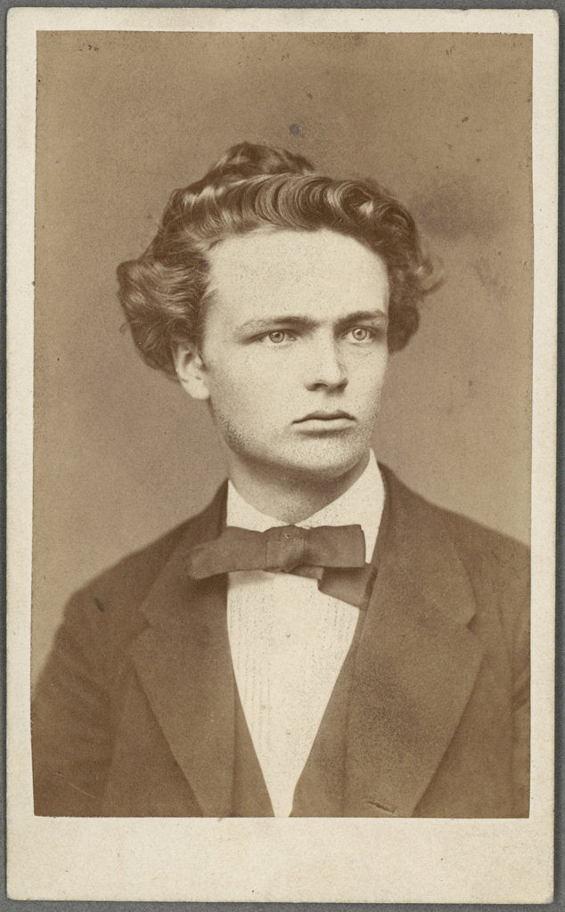 Detail of August Strindberg by Mathias Hansen