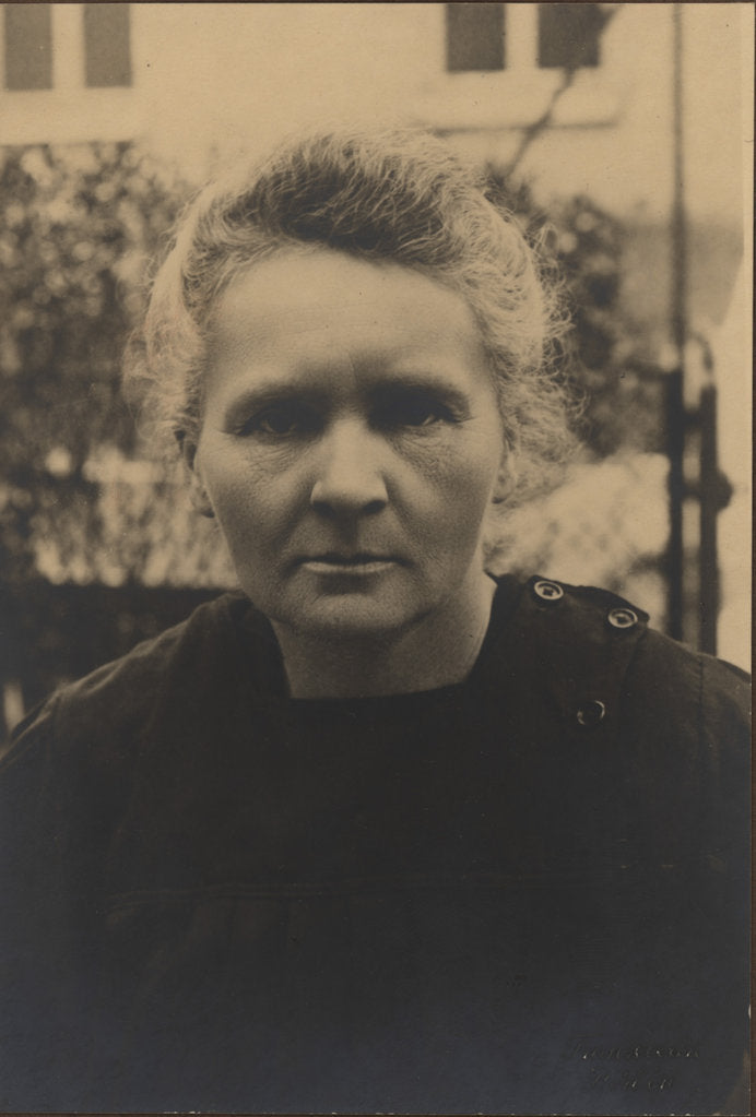 Detail of Portrait of Marie Curie by Anonymous