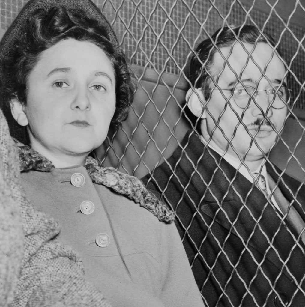 Detail of Ethel and Julius Rosenberg by Anonymous
