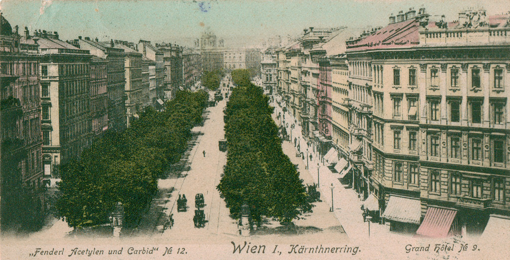 Detail of Ringstraße (Kärntner Ring), Vienna by Anonymous