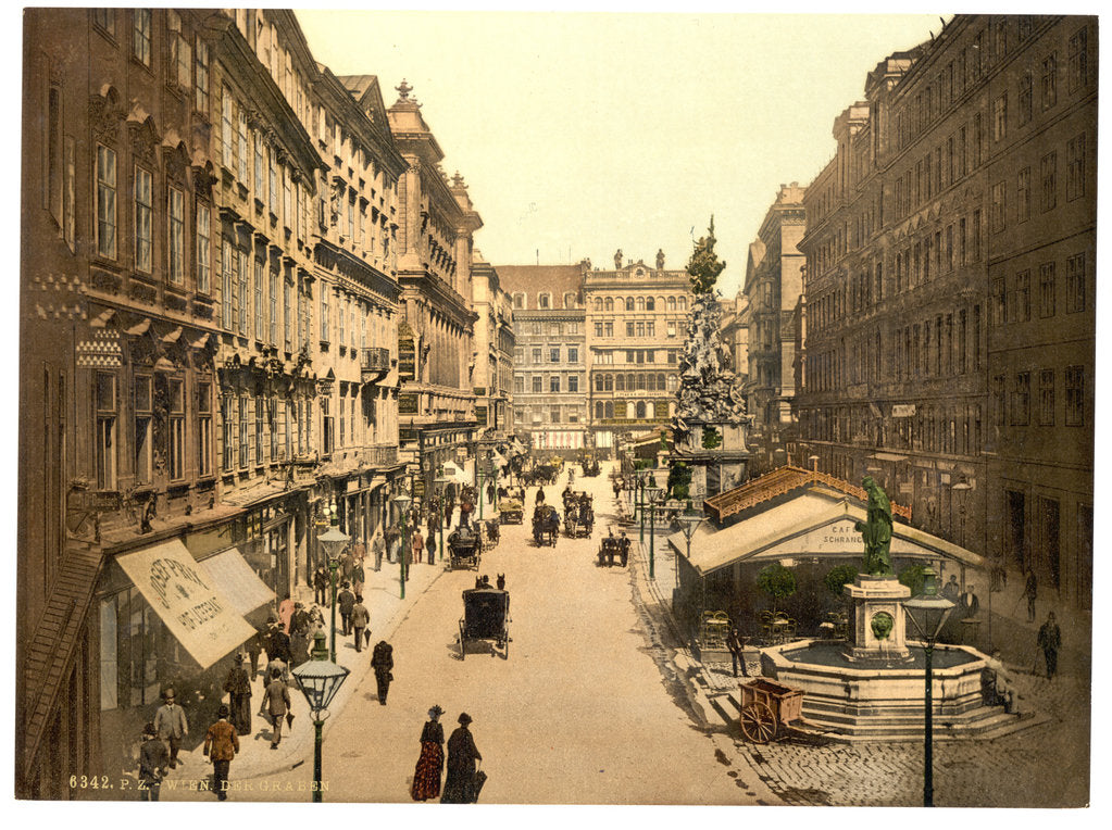 Detail of The Graben, Vienna by Anonymous