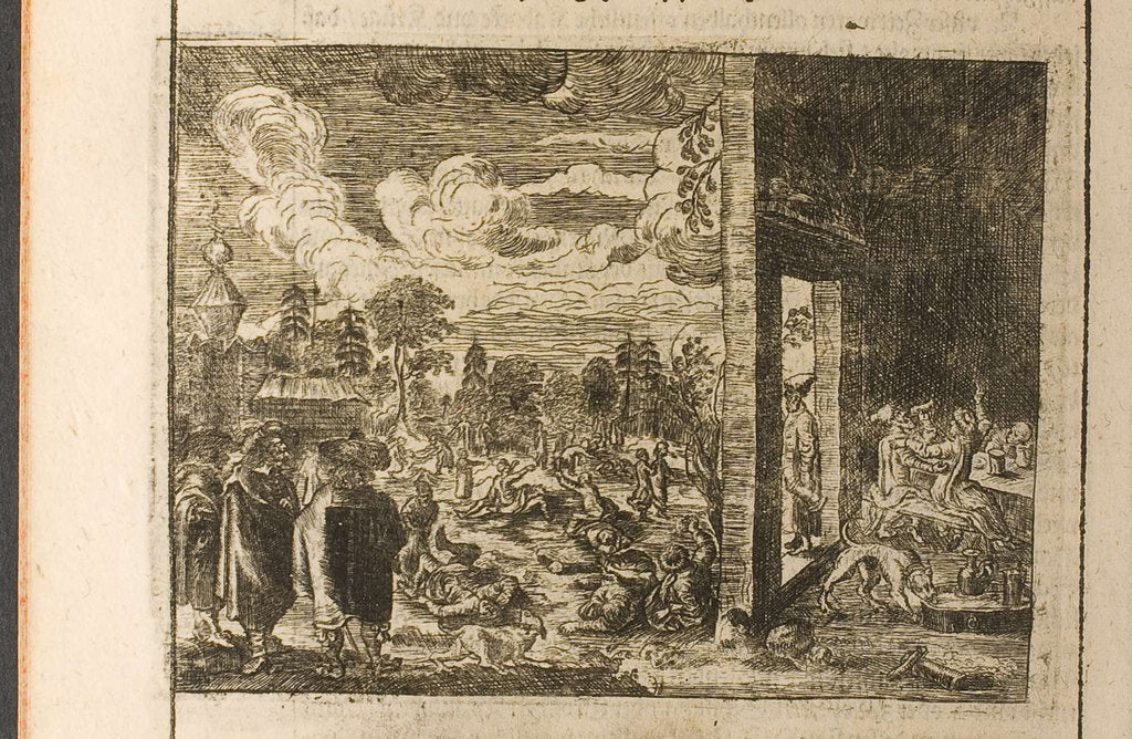 Detail of Boozing by Anonymous