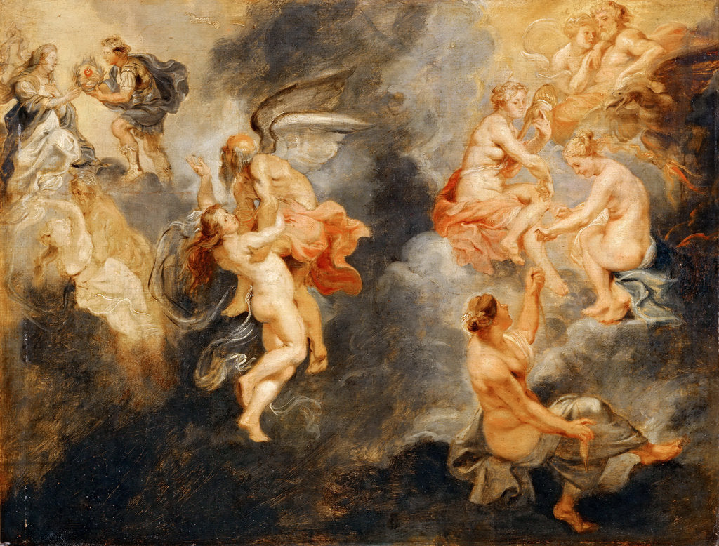 Detail of The Triumph of Truth (The Marie de Medici Cycle) by Pieter Paul Rubens