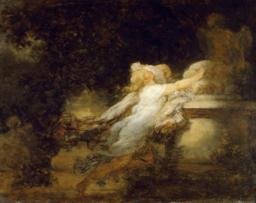 Detail of Love Pledge (The voeu a lamour) by Jean Honoré Fragonard