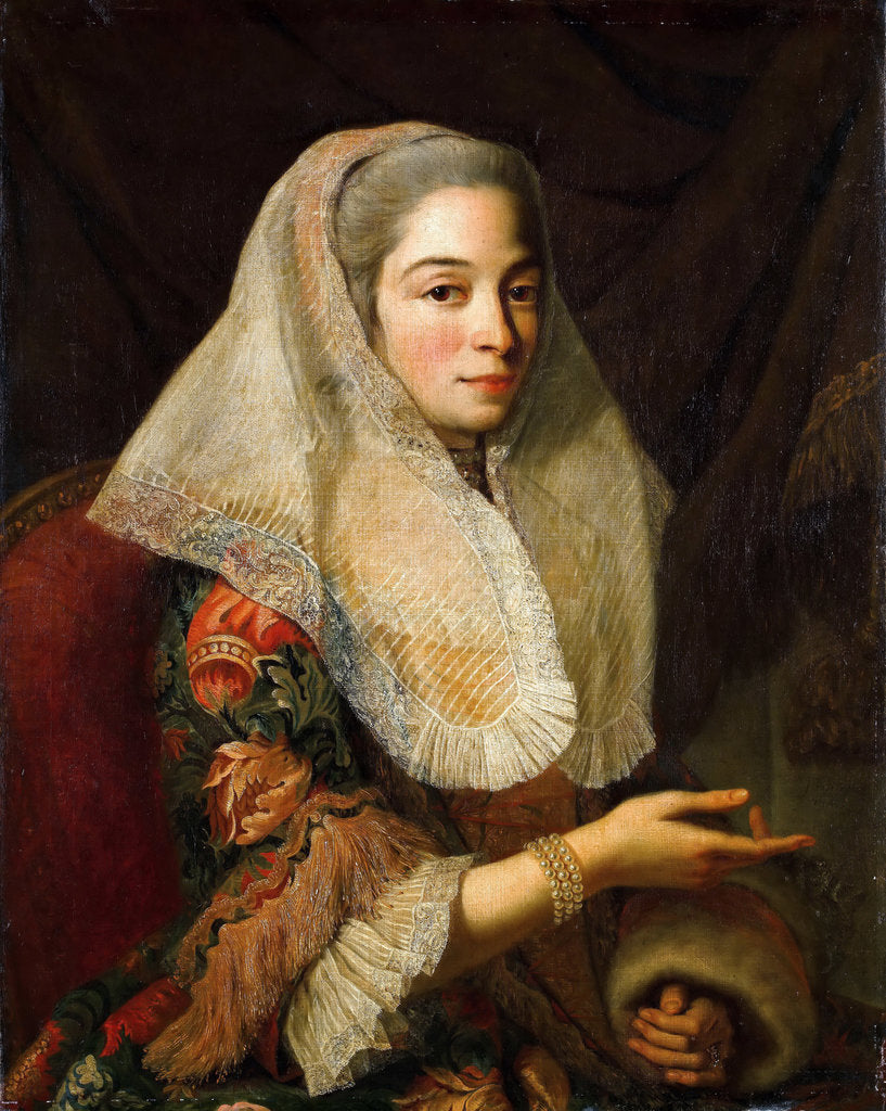 Detail of Portrait of a Young Maltese Lady by Antoine de Favray