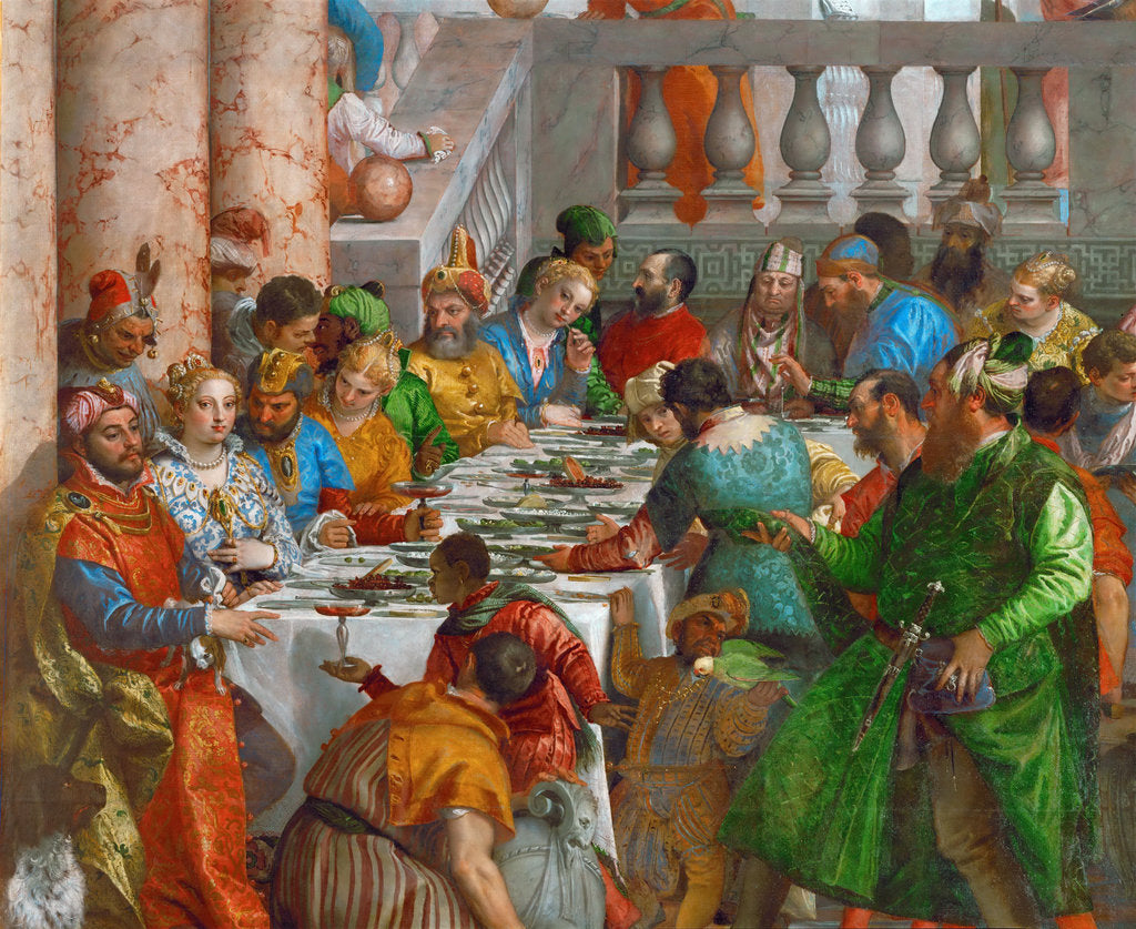 Detail of The Wedding Feast at Cana (Detail) by Paolo Veronese