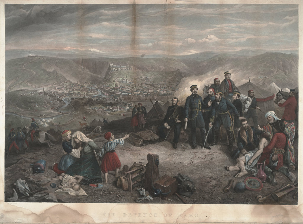 Detail of The defence of Kars by William Simpson