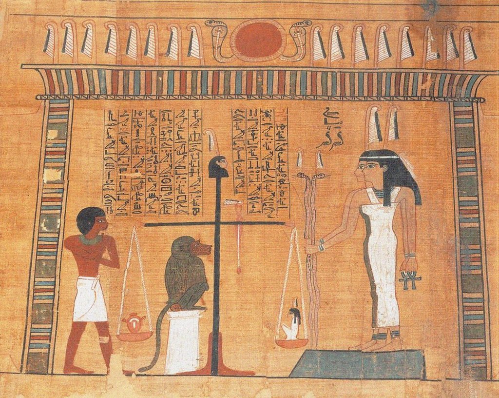 Detail of The Book of the Dead by Ancient Egypt