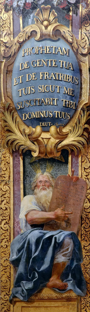Detail of Moses by Antoine Coypel