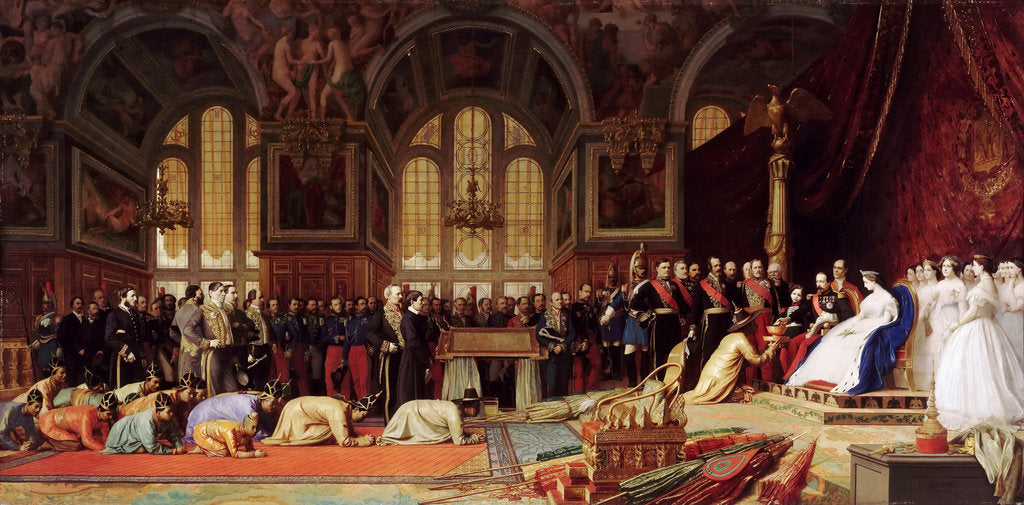 Detail of Reception of the Ambassadors of Siam by Napoleon III at the Palace of Fontainebleau on June 27, 1861 by Jean-Léon Gerôme