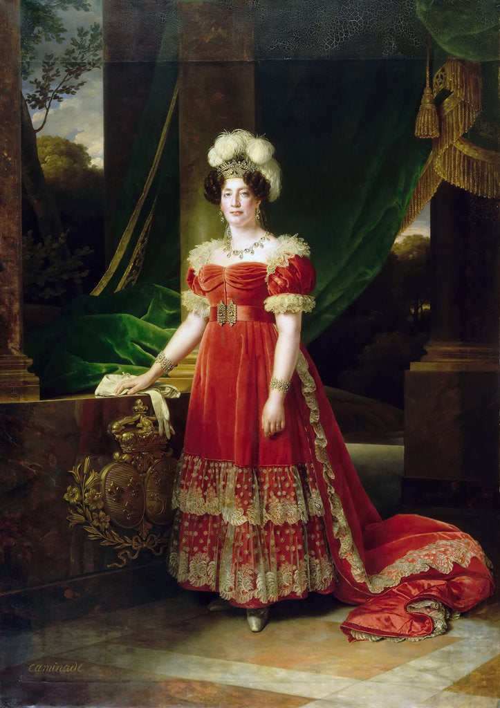 Detail of Portrait of Marie Thérèse of France by Alexandre-François Caminade