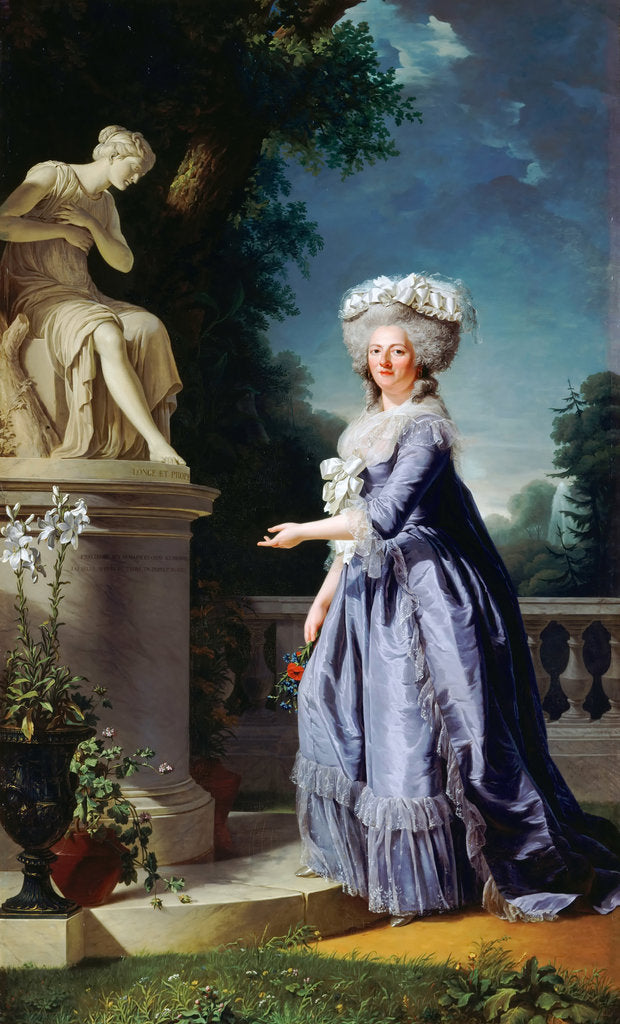 Detail of Marie Louise Thérèse Victoire of France by Adélaïde Labille-Guiard