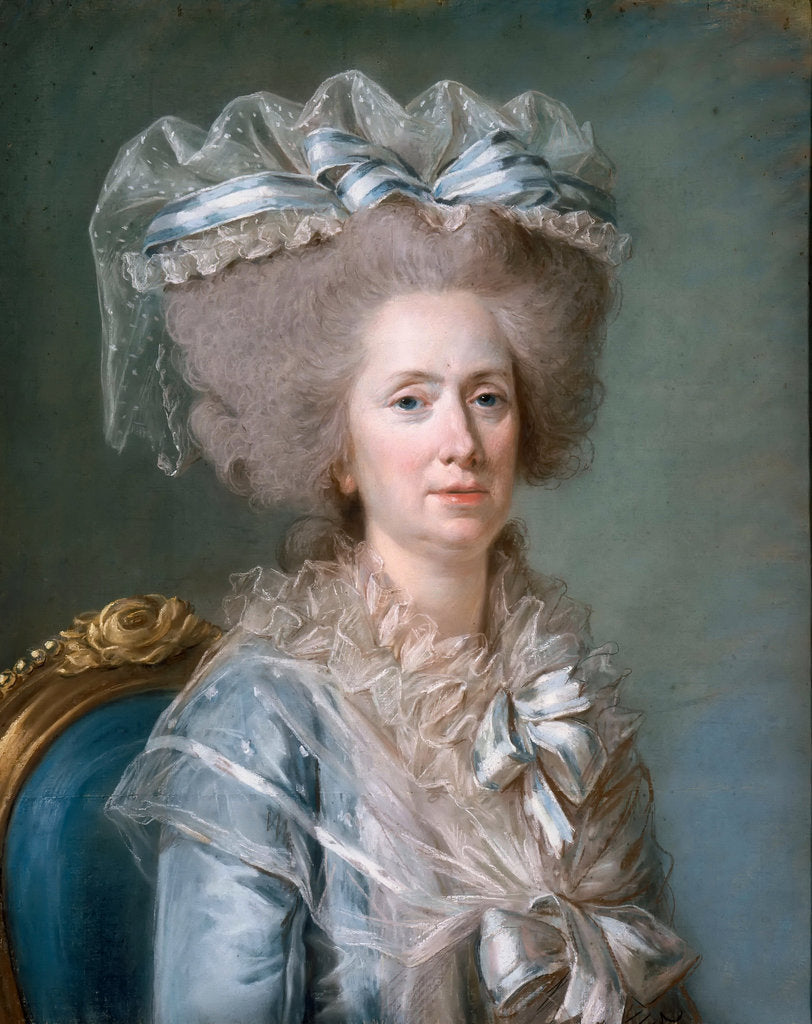 Detail of Princess Marie Adélaïde of France by Adélaïde Labille-Guiard