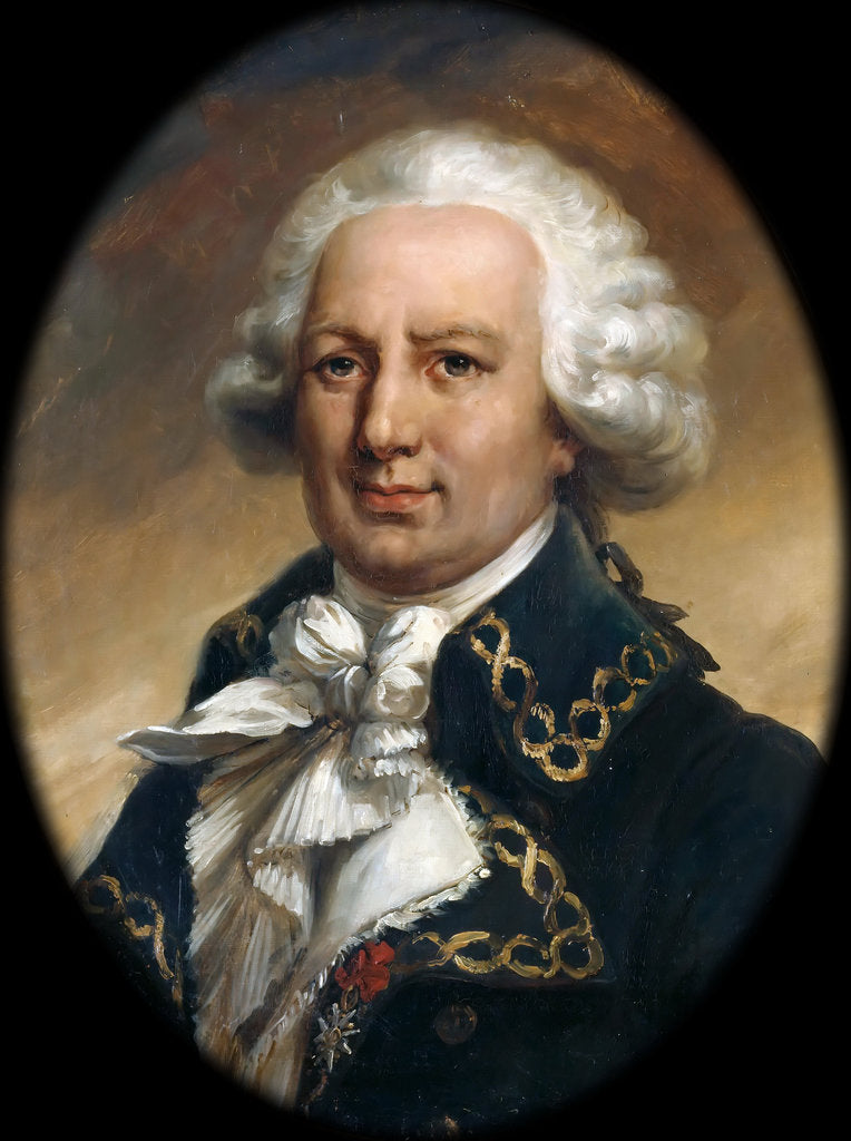 Detail of Louis Antoine de Bougainville by Jean-Pierre Franque