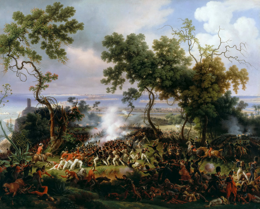 Detail of The Battle of Barrosa, 5 March 1811 by Baron Louis-François Lejeune