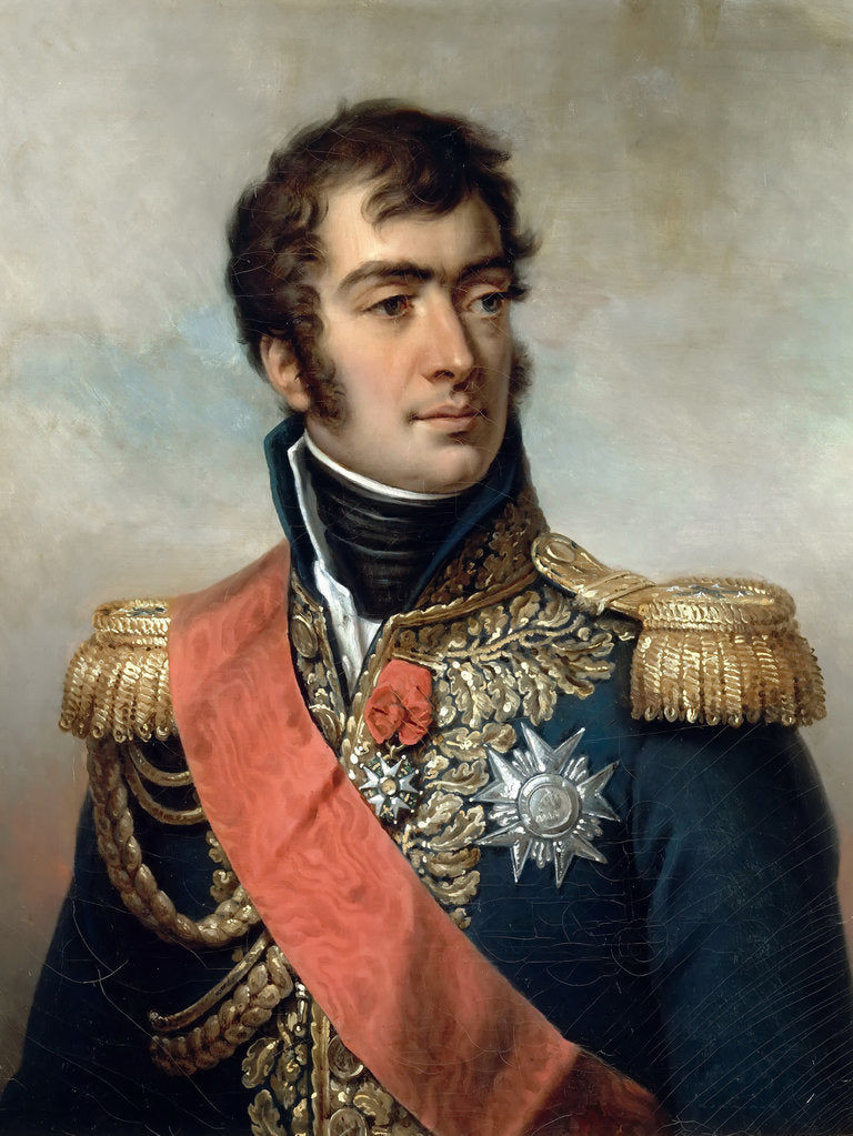 Detail of Auguste Frédéric Louis Viesse de Marmont, 1st Duke of Ragusa by Paulin Guérin