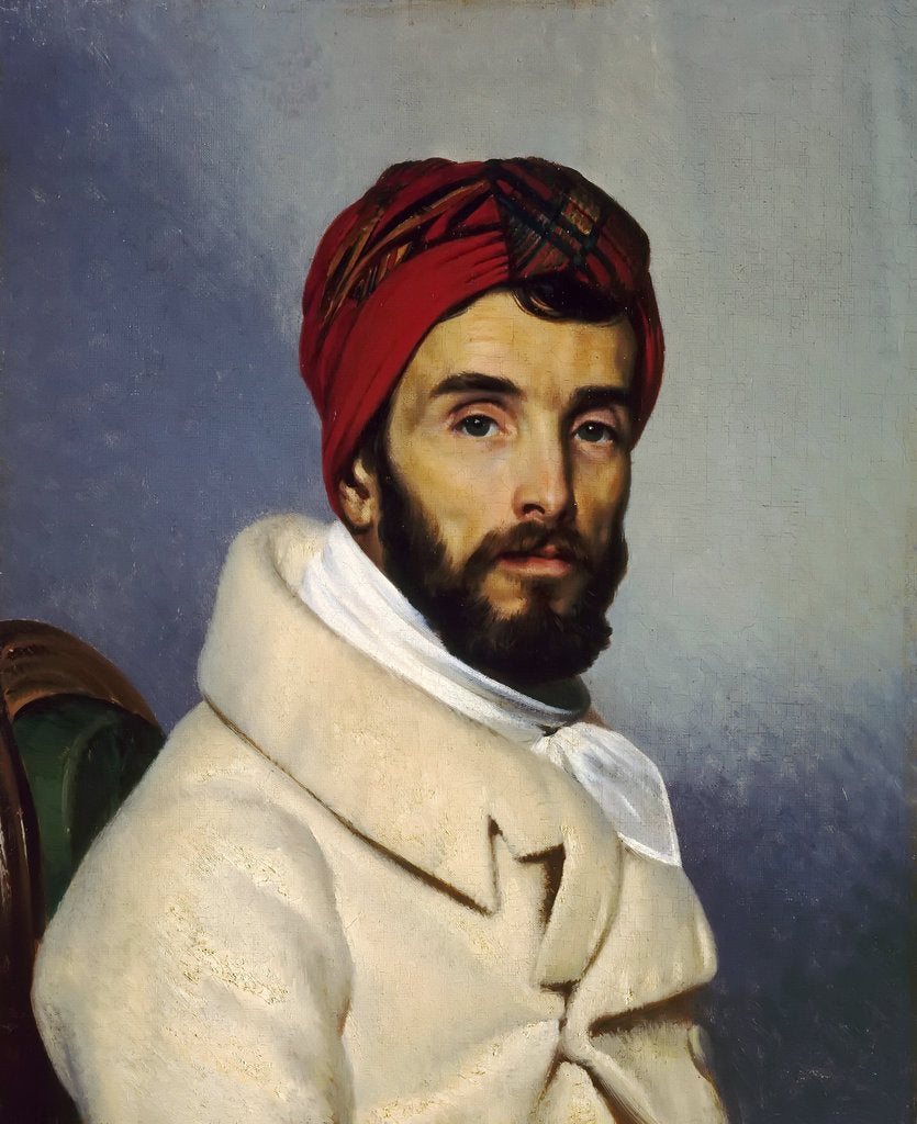 Detail of Self-Portrait by Baron Pierre Narcisse Guérin