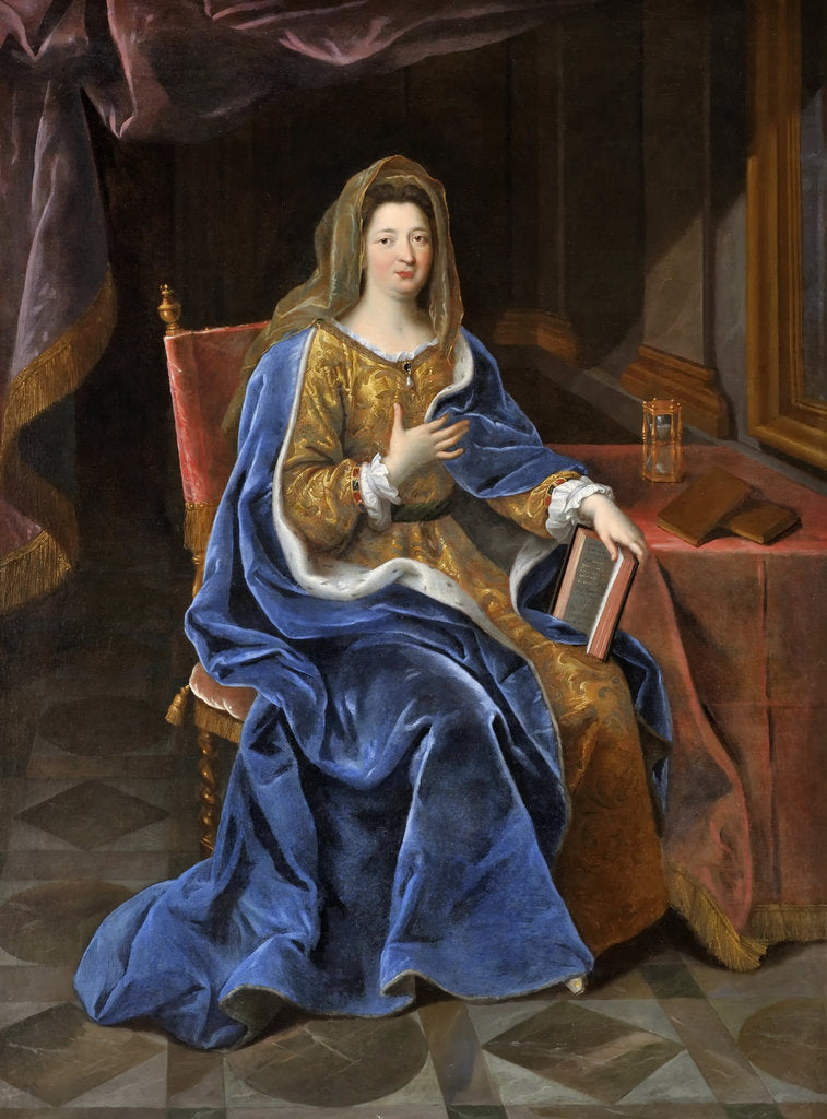 Detail of Françoise dAubigné, Marquise de Maintenon by Pierre Mignard
