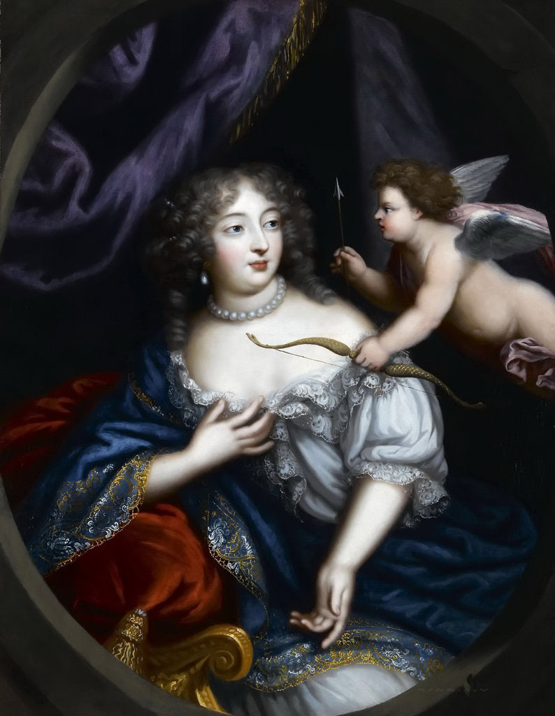 Detail of Françoise-Athénaïs de Rochechouart, marquise de Montespan by Pierre Mignard