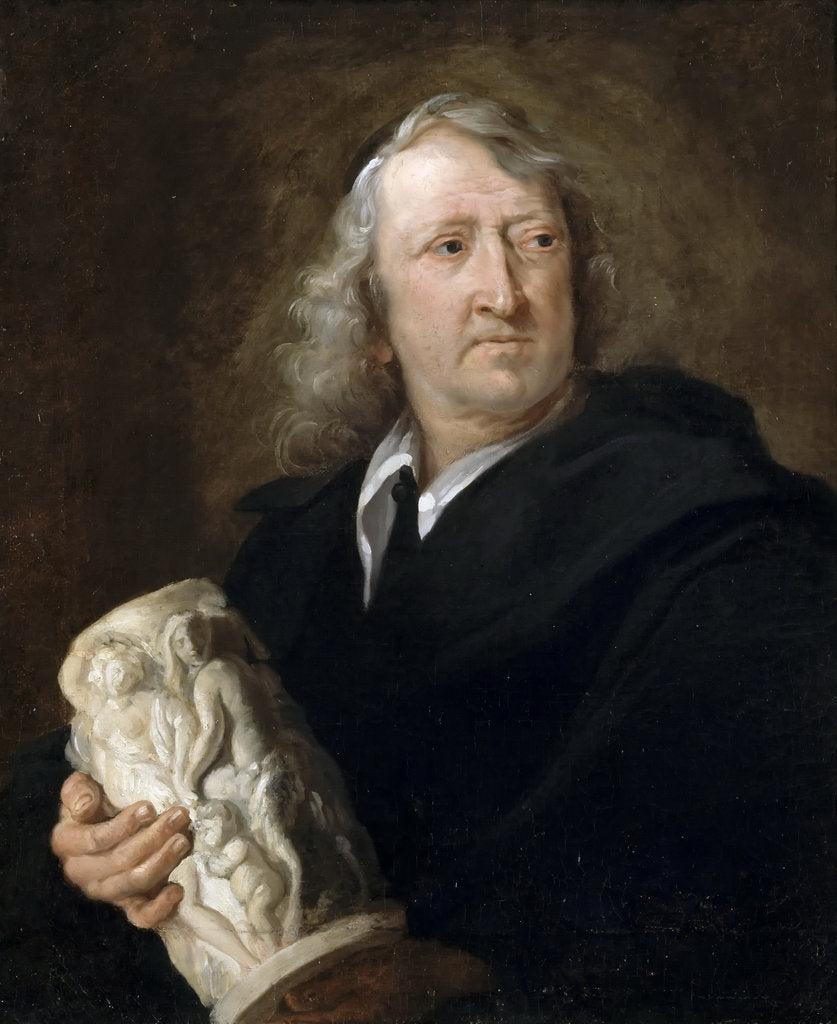 Detail of Portrait of Gerard van Opstal by Lucas Franchoys the Younger