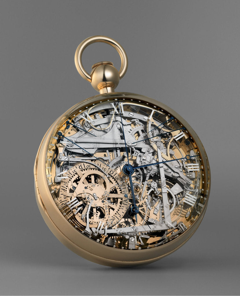 Detail of Marie Antoinette pocket watch No. 1160 by Abraham-Louis Breguet