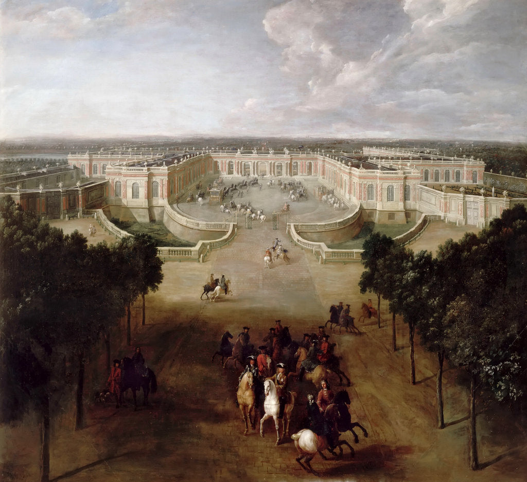 Detail of View of the Grand Trianon from the Avenue by Pierre-Denis II Martin