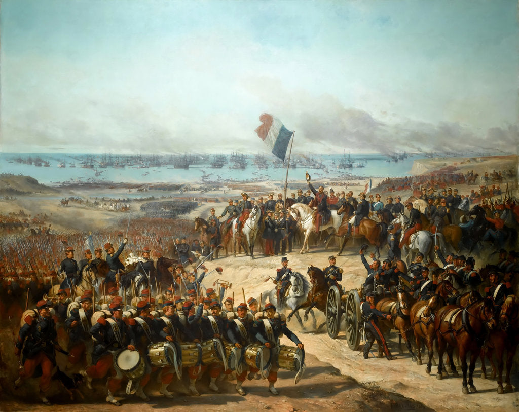 Detail of Disembarkation of the French Army at Eupatoria, 14 September 1854 by Félix-Joseph Barrias