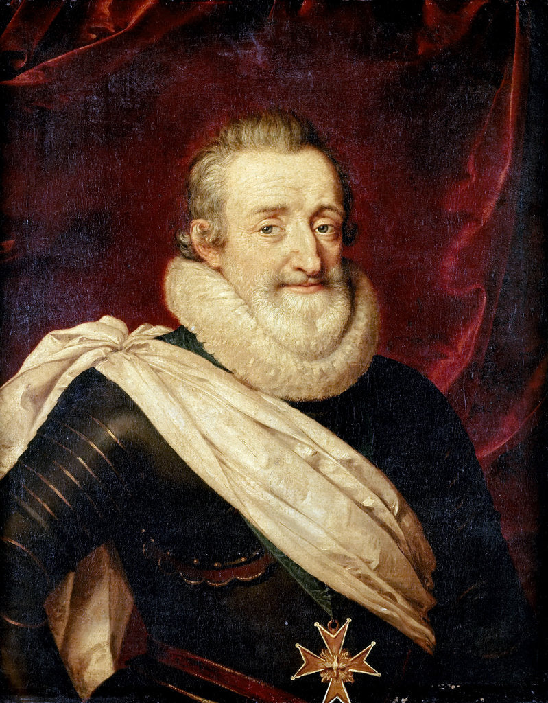 Detail of King Henry IV of France by Frans Pourbus the Younger