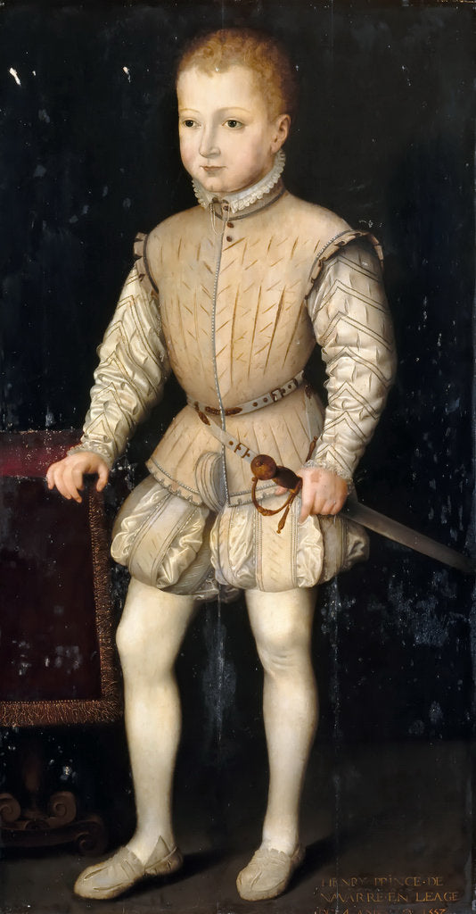 Detail of Henry IV of France as Child by François Clouet