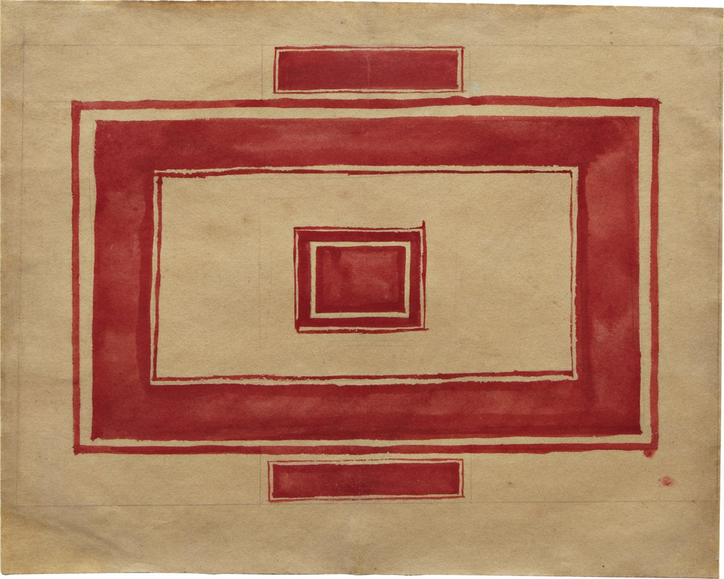 Detail of Ceiling plan for the Red Theatre, Leningrad by Kasimir Severinovich Malevich