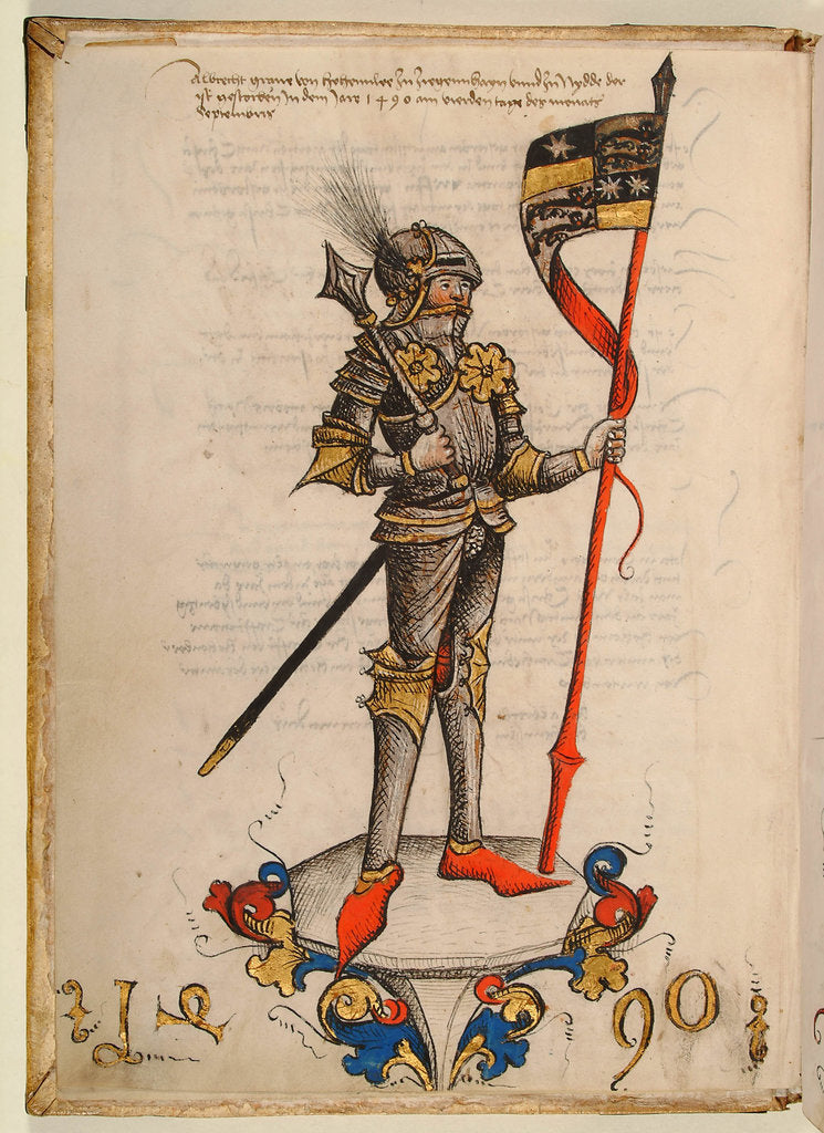 Detail of Count Albrecht of Hohenlohe and Ziegenhain by Anonymous