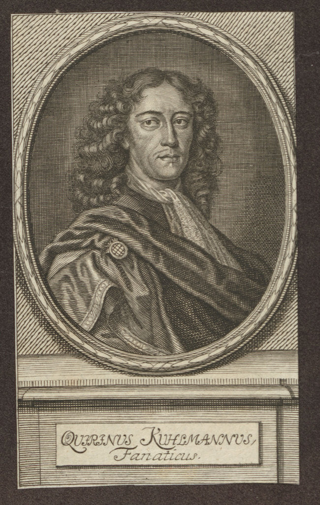 Detail of Quirinus Kuhlmann by Johann Georg Mentzel
