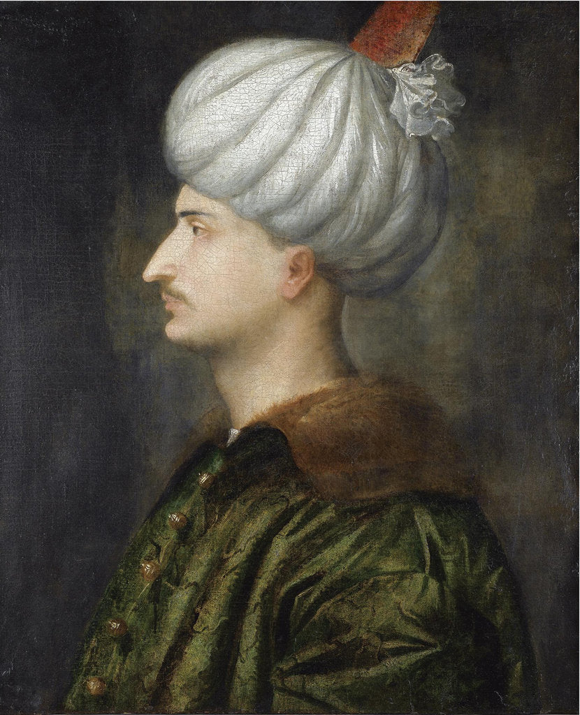 Detail of Sultan Suleiman I the Magnificent by Titian