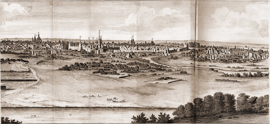 Detail of Moscow by Cornelis de Bruijn