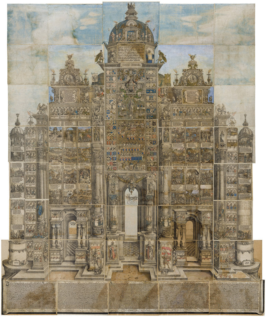 The Triumphal Arch of the Emperor Maximilian I by Albrecht Altdorfer