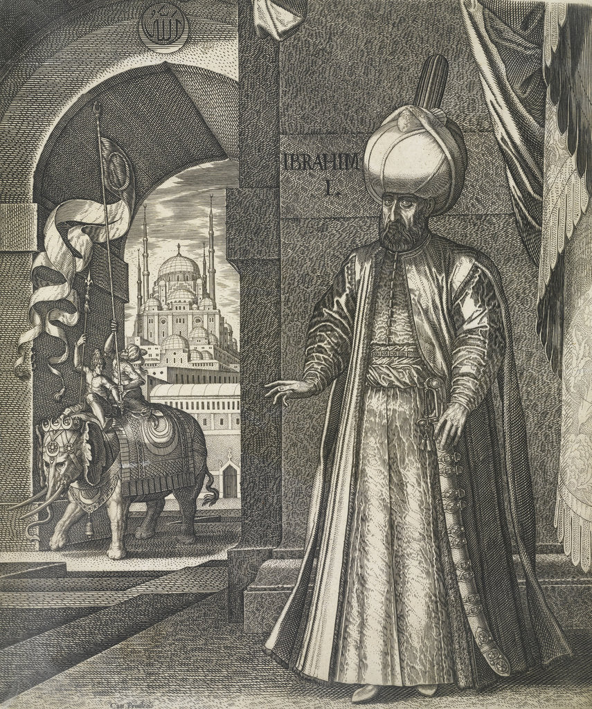 Detail of Sultan Suleiman I the Magnificent by Melchior Lorch