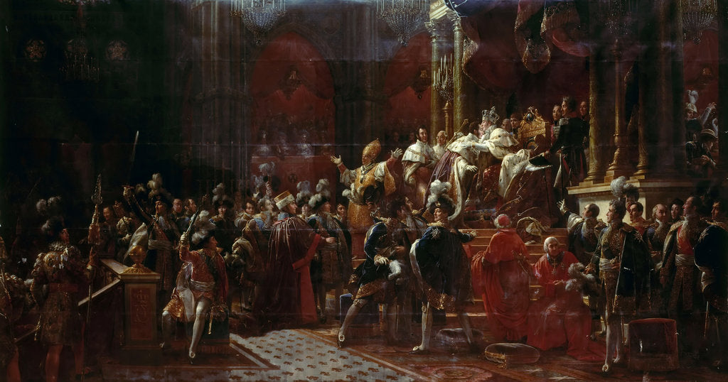 Detail of The Coronation of Charles X of France at Reims, May 29, 1825 by François Pascal Simon Gérard