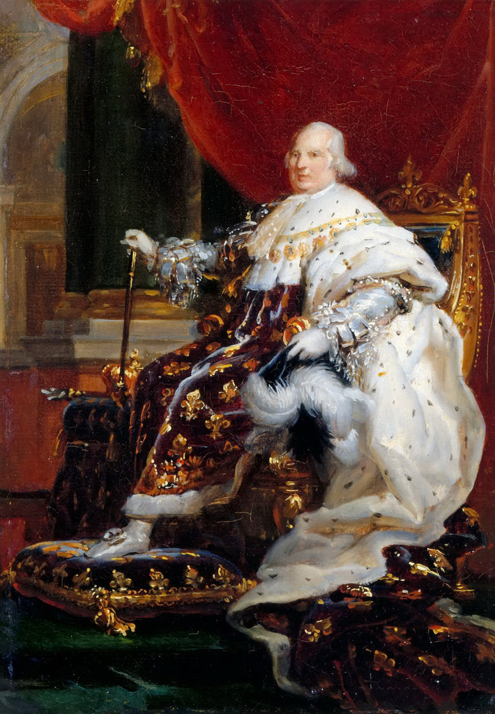 Detail of Portrait of Louis XVIII by François Pascal Simon Gérard