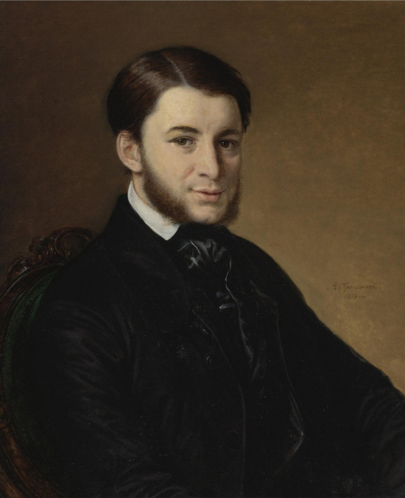 Detail of Portrait of Leonid Matveyevich Muromtsev by Vasili Andreyevich Tropinin