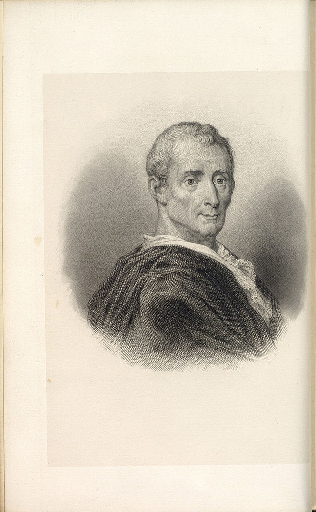 Detail of Charles de Secondat, Baron de Montesquieu by Anonymous