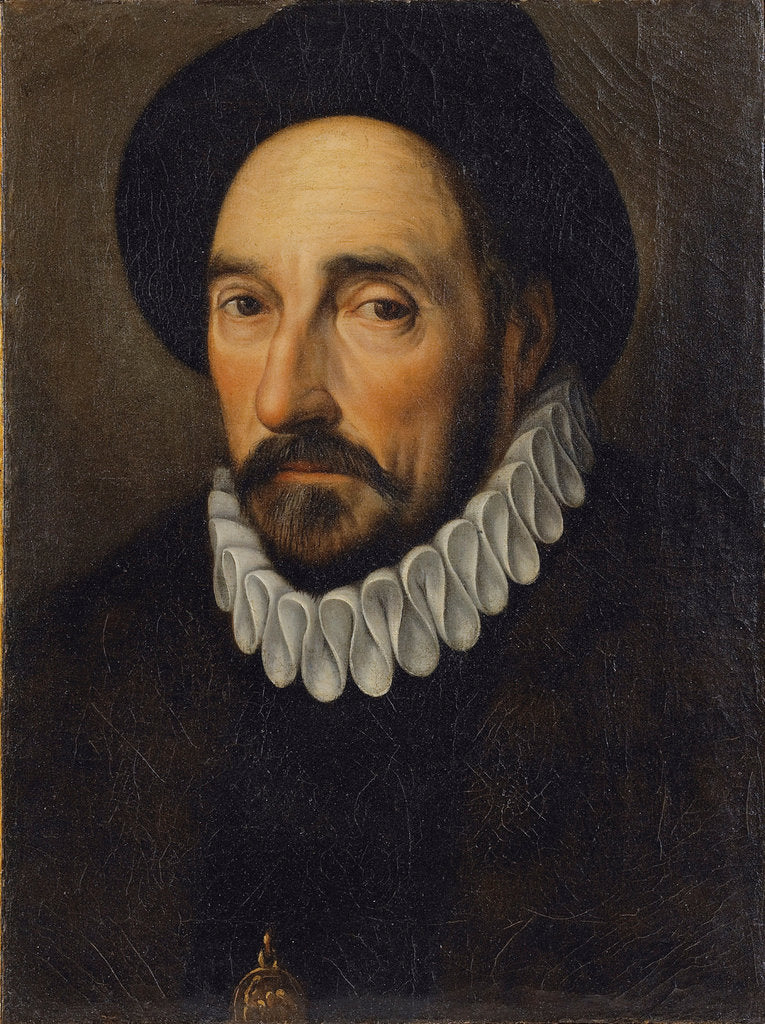 Detail of Portrait of Michel de Montaigne by Anonymous