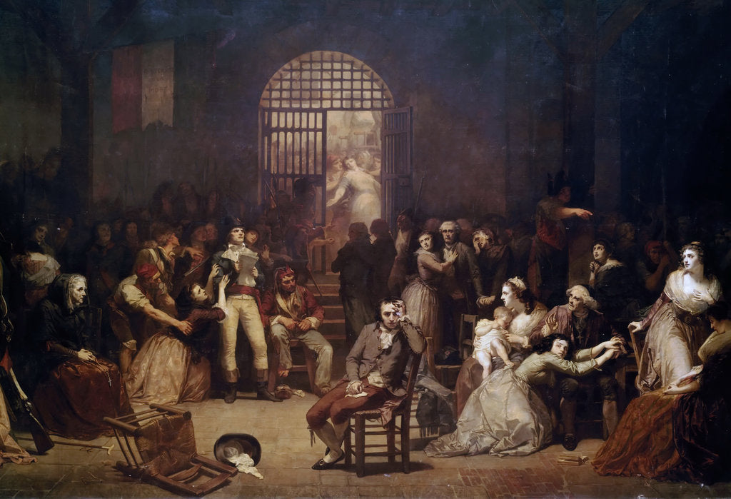 Detail of The Call for the Last Victims of the Terror, 7-9 Thermidor, Year 2 (25-27 July 1794) by Charles Louis Lucien Muller