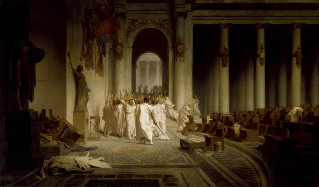 Detail of The Death of Caesar by Jean-Léon Gerôme