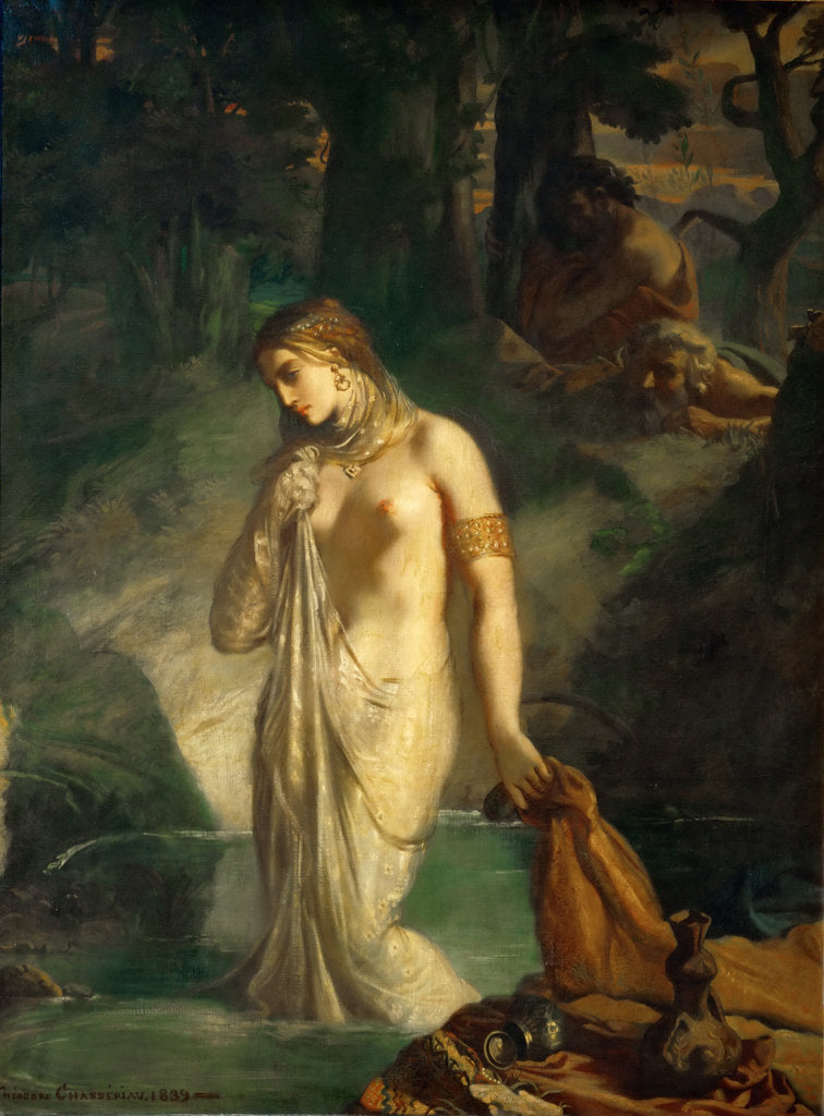 Detail of Susanna at her Bath by Théodore Chassériau