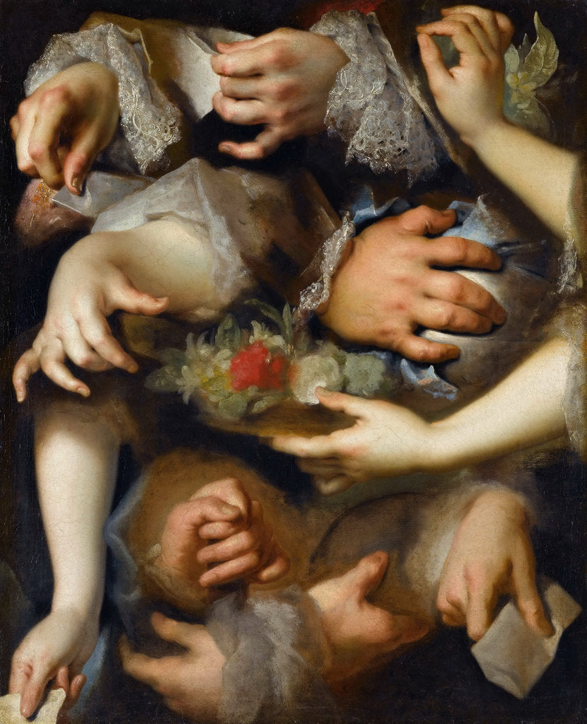 Detail of Study of Hands by Nicolas de Largillière